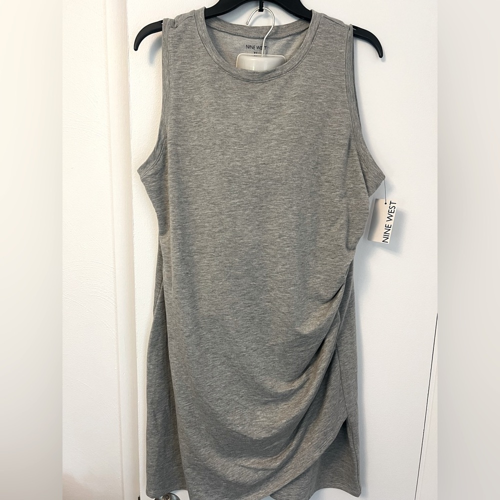 Nine West Heather Gray Tank Top Dress